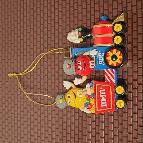 M & M Express Train Christmas Ornament - Picture 1 of 5